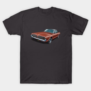 1967 Mercury Cougar in burgundy T-Shirt